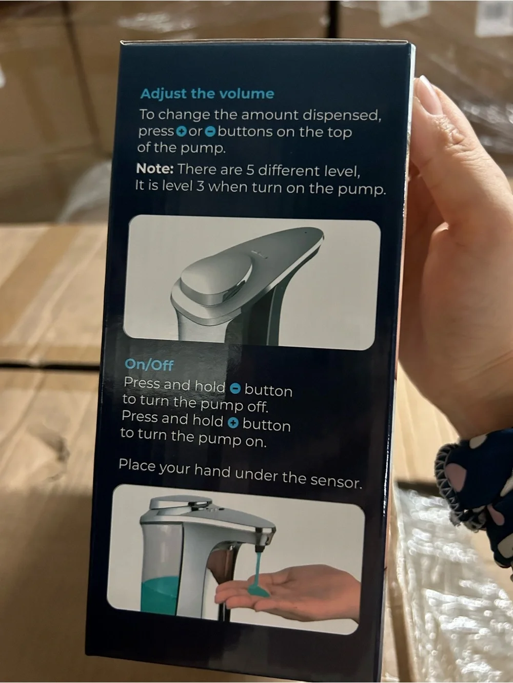 Heione Automatic Touchless Soap Dispenser - Silver